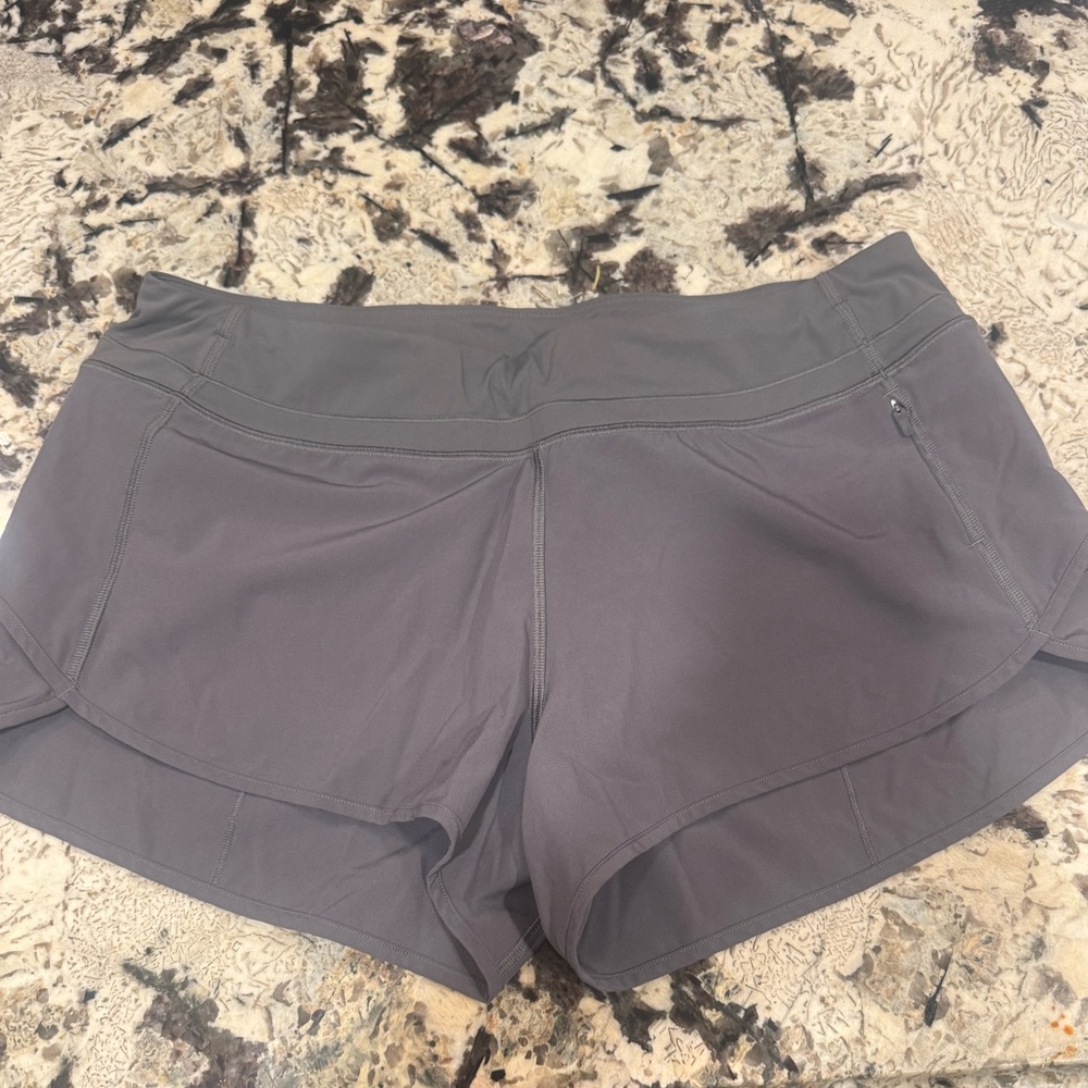 CRZ YOGA Women's Charcoal Athletic Shorts